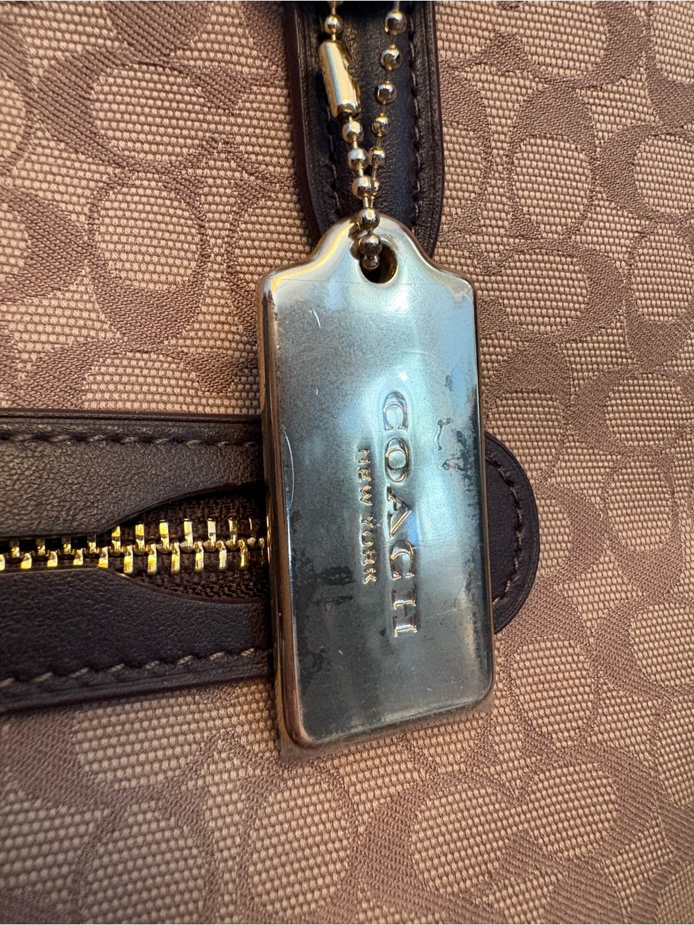 Coach Taylor Signature Jacquard Tote – Style 79579 - Picture 4 of 6